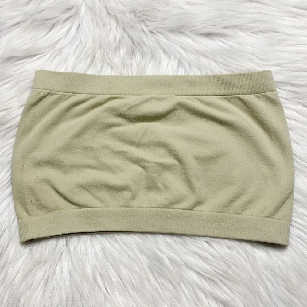 Strapless Bandeau Cream Tan One Size Fits Most